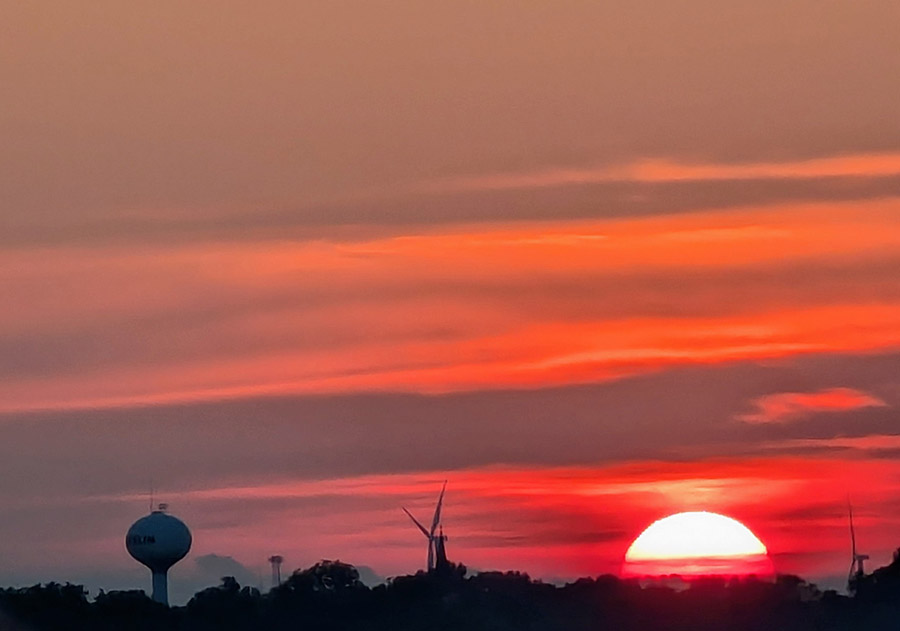 Dusk from New Berlin, Illinois